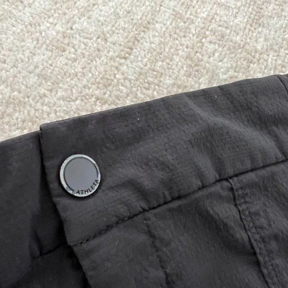 Athleta Trekkie Hiking Shorts 4 Black - Picture 8 of 10